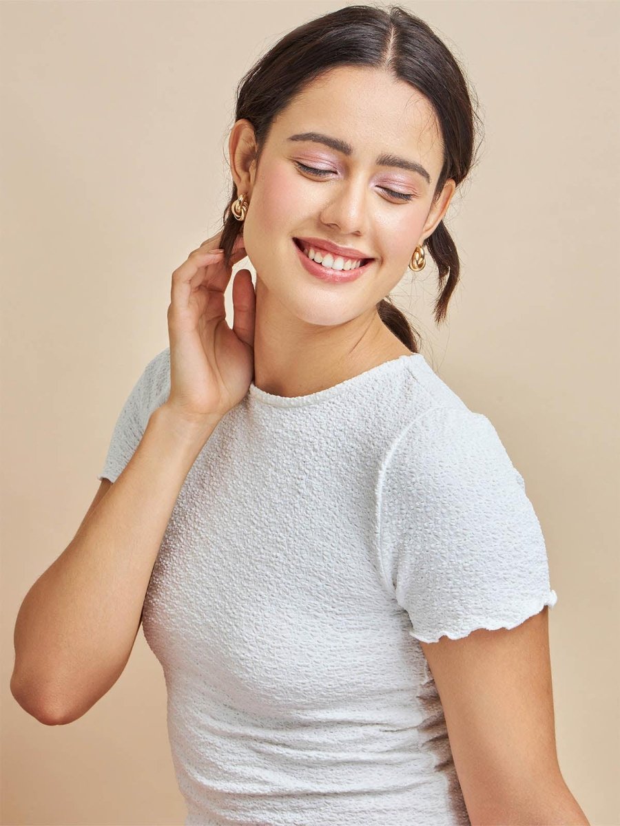 Beruzu - Orbital Gold Hoop Earrings with Interconnected Circle Design - Beruzu Fashion