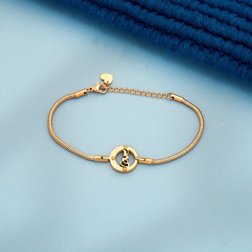 18k Gold Plated Adjustable Love Lobster Bracelet - Beruzu