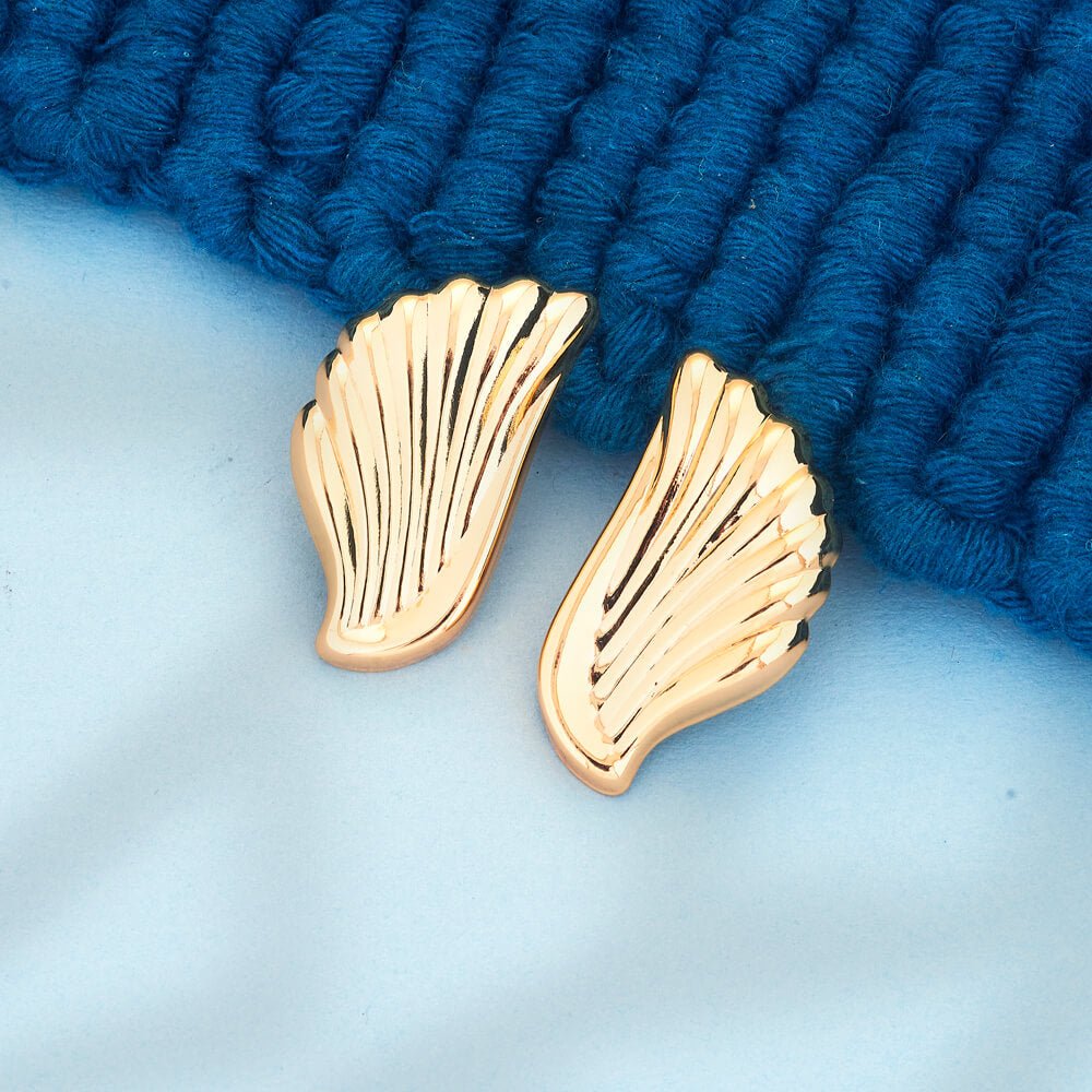 18k Gold Plated inspired Wing Earrings - Beruzu