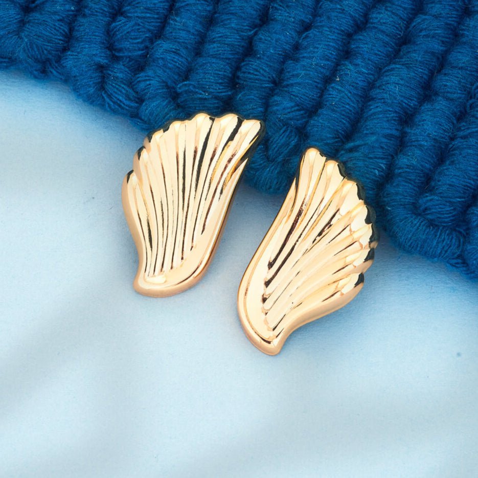 18k Gold Plated inspired Wing Earrings - Beruzu