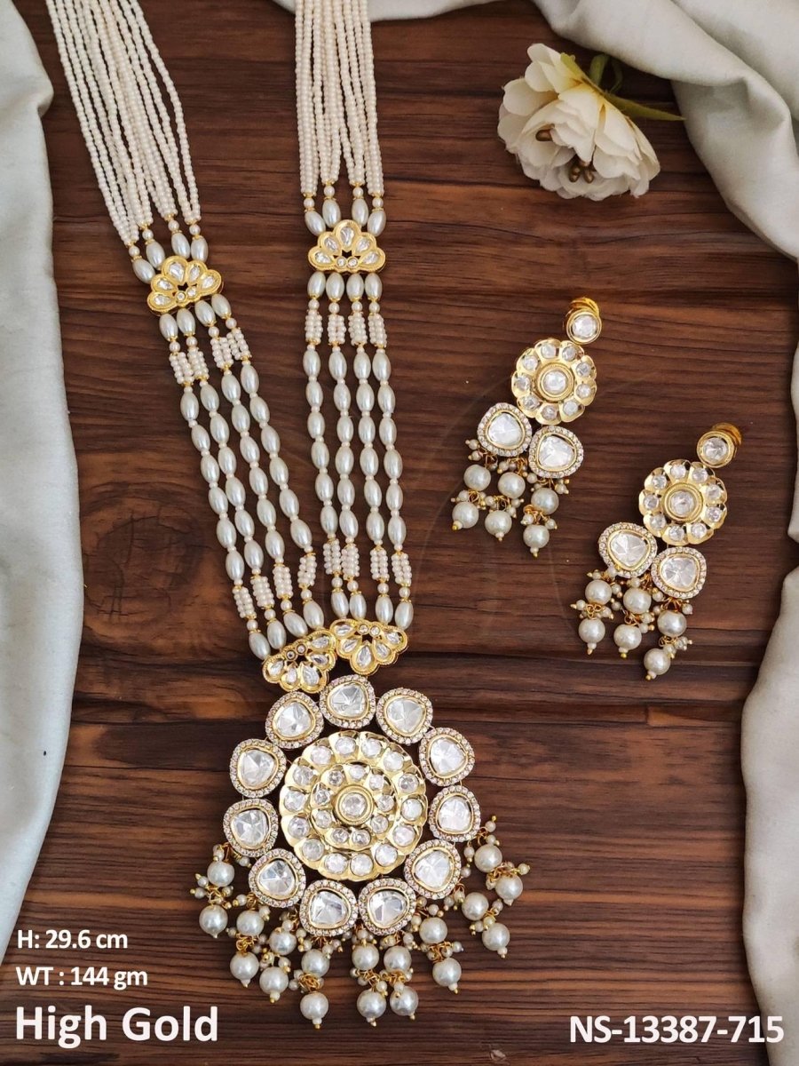 Beruzu - Kundan Stones and Pearls for Timeless Elegance - Beruzu