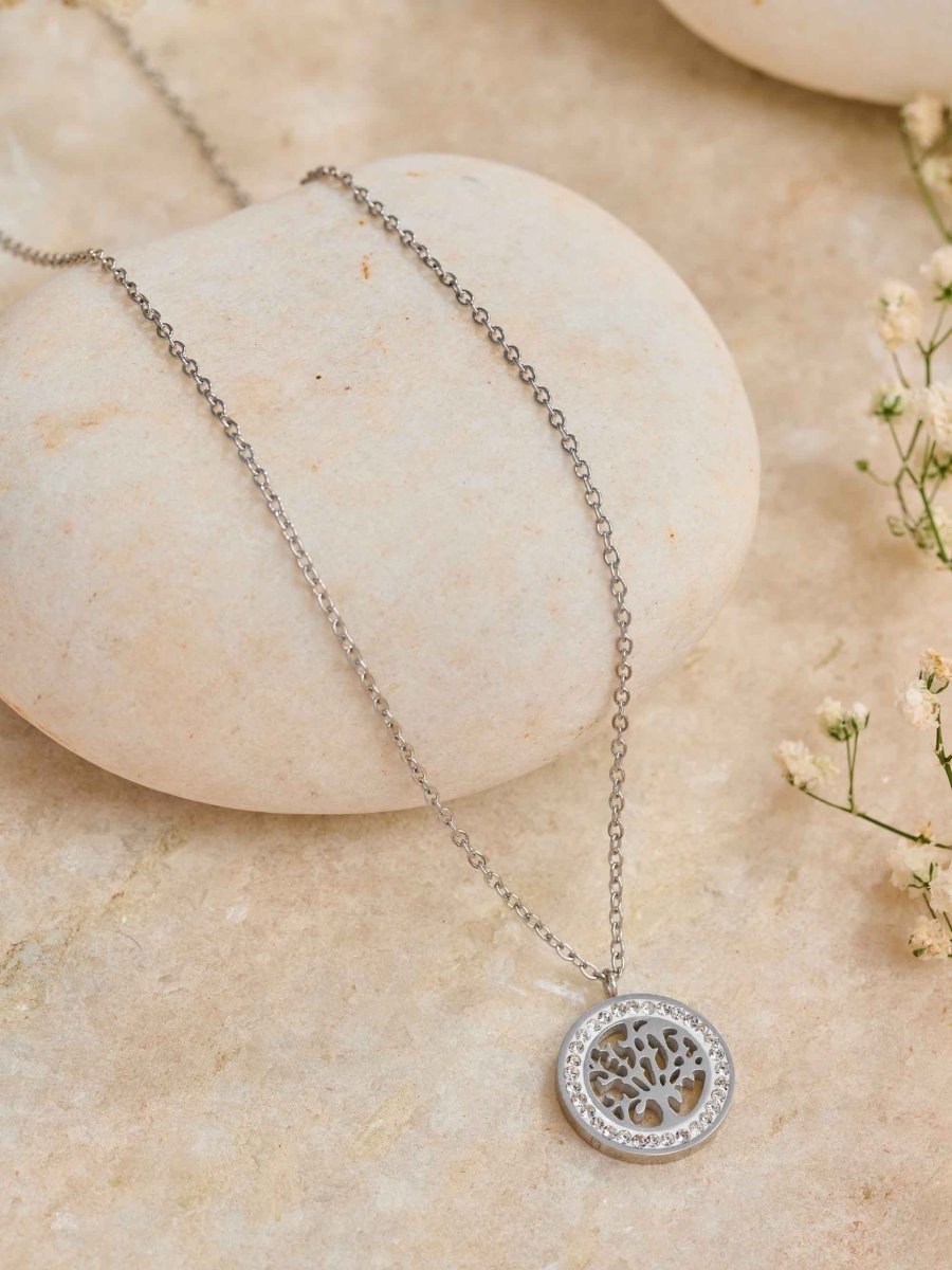 Beruzu Tree of Life Pendant Necklace