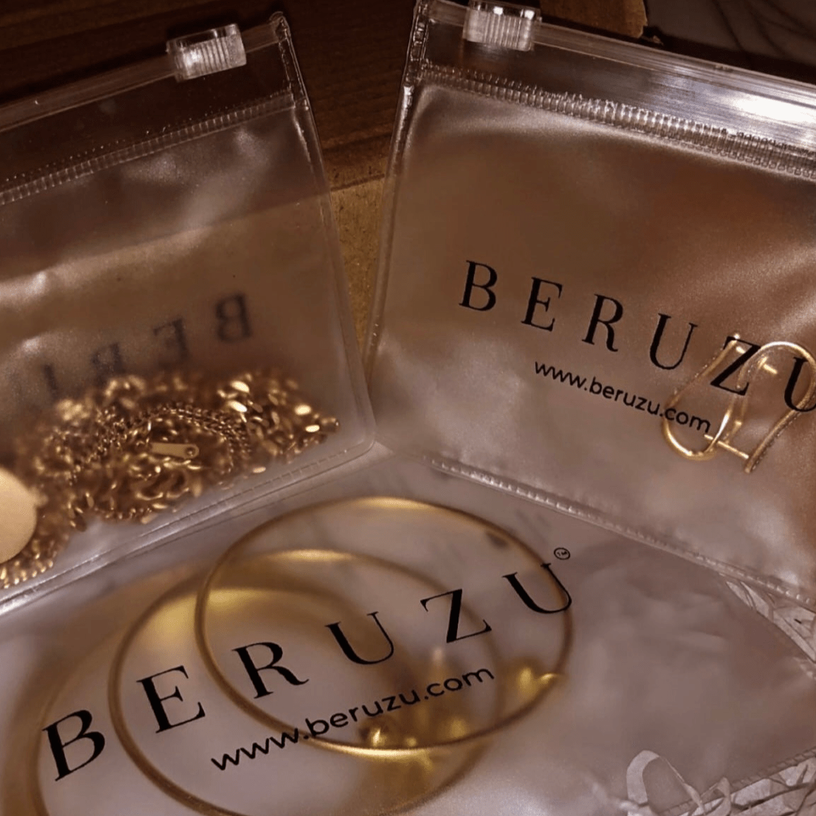 Beruzu Ziplock Jewelry Pouches - Beruzu